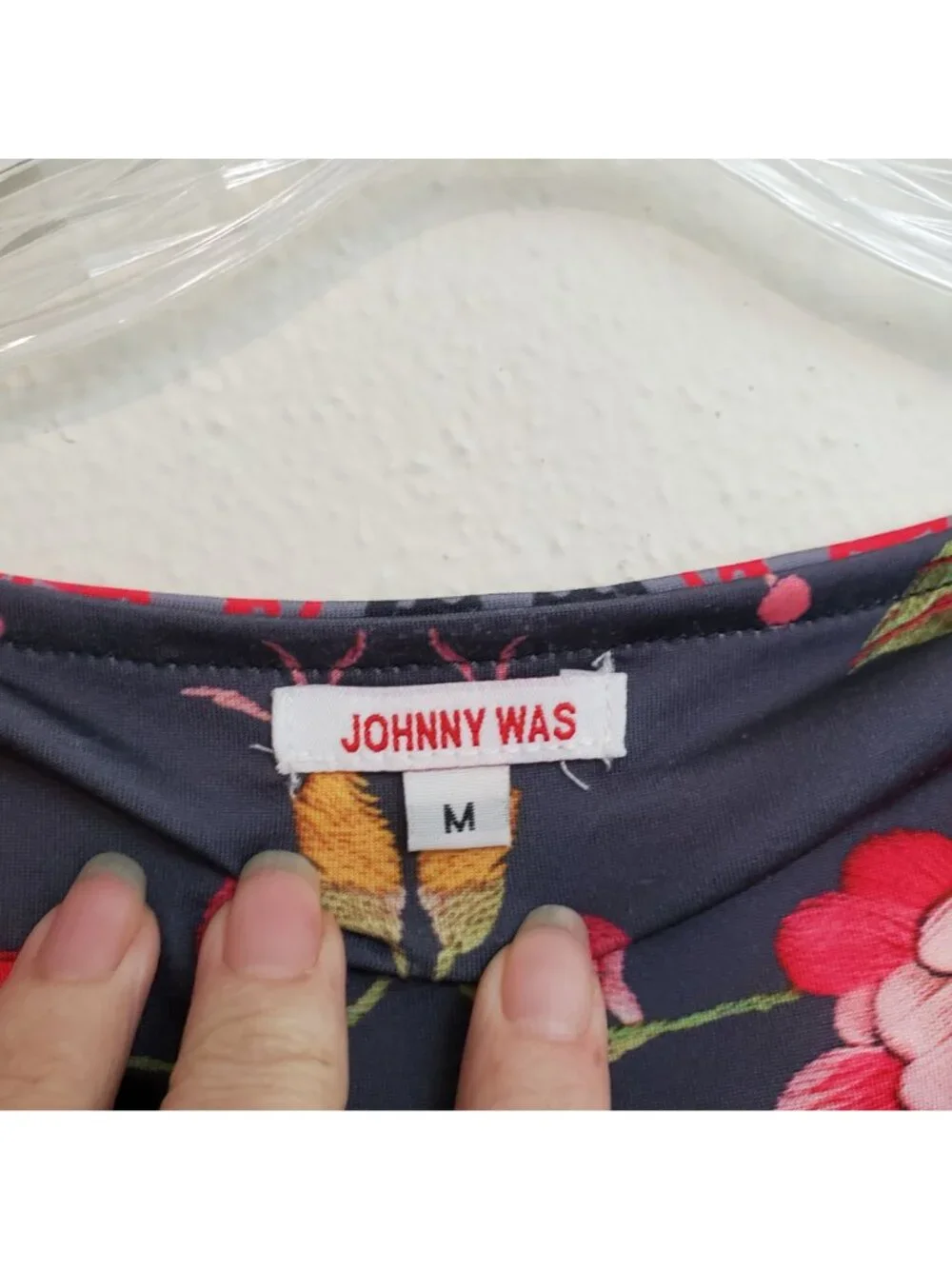 Johnny Was Asbrie dress, periwinkle floral